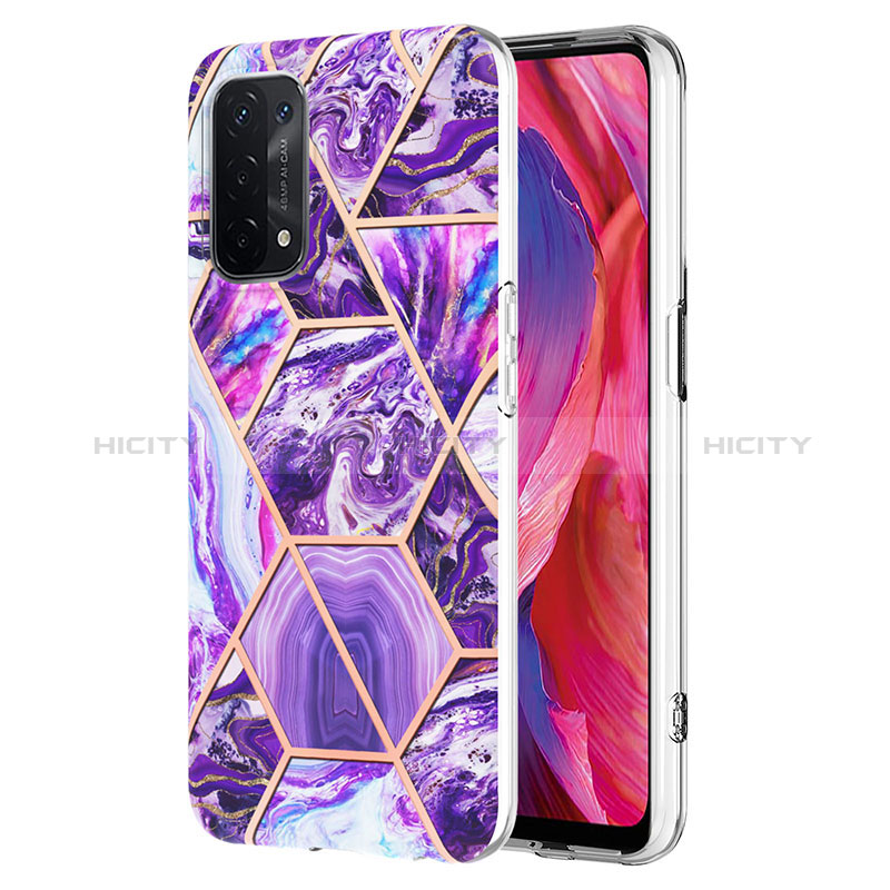 Custodia Silicone Gel Morbida Fantasia Modello Cover Y01B per Oppo A74 5G