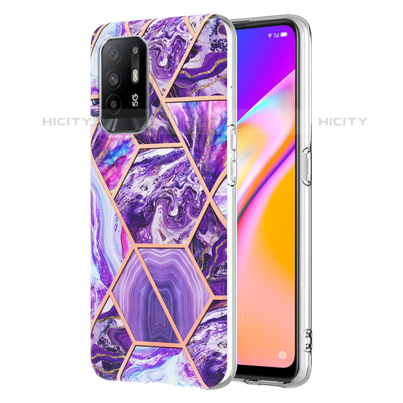 Custodia Silicone Gel Morbida Fantasia Modello Cover Y01B per Oppo Reno5 Z 5G