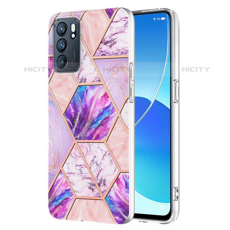 Custodia Silicone Gel Morbida Fantasia Modello Cover Y01B per Oppo Reno6 5G