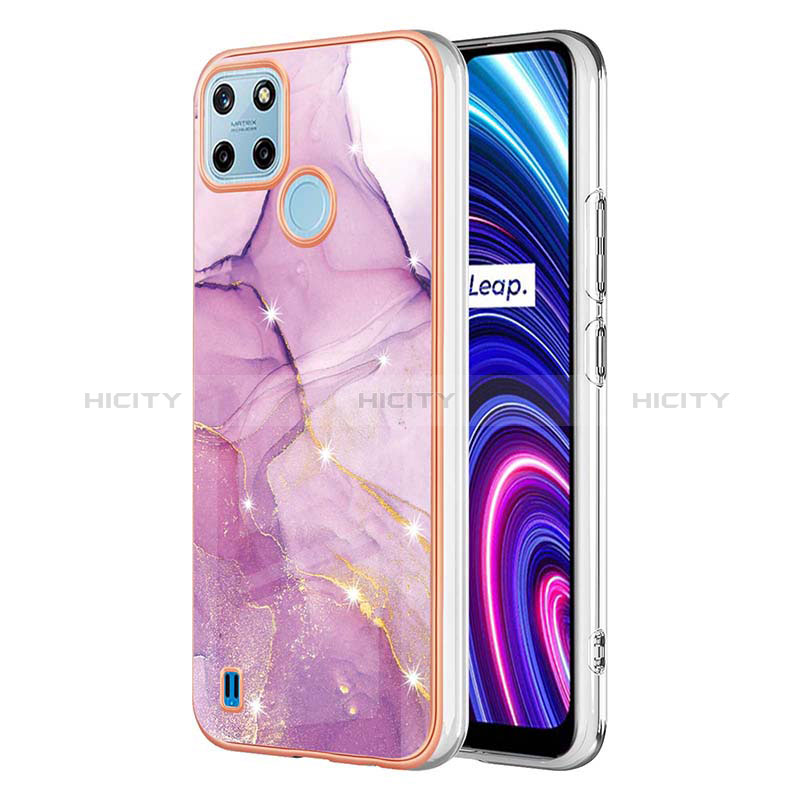 Custodia Silicone Gel Morbida Fantasia Modello Cover Y01B per Realme C21Y