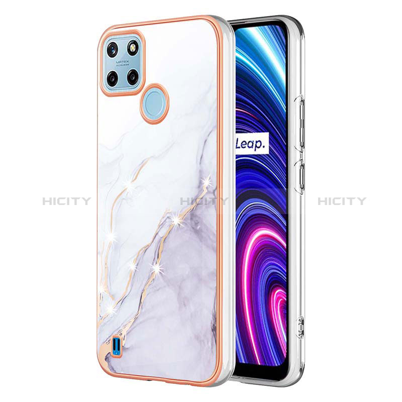 Custodia Silicone Gel Morbida Fantasia Modello Cover Y01B per Realme C21Y