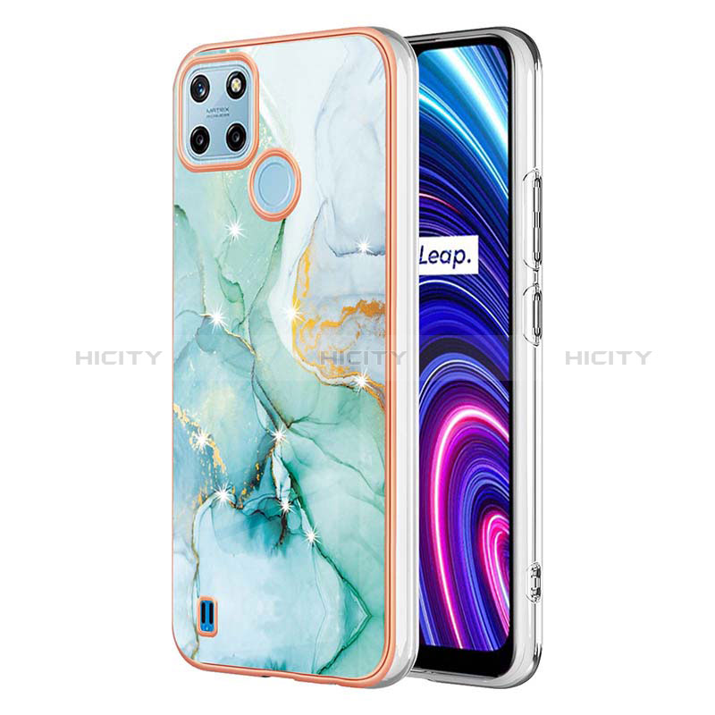 Custodia Silicone Gel Morbida Fantasia Modello Cover Y01B per Realme C21Y