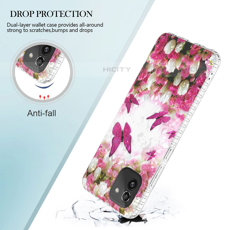 Custodia Silicone Gel Morbida Fantasia Modello Cover Y01B per Samsung Galaxy A03