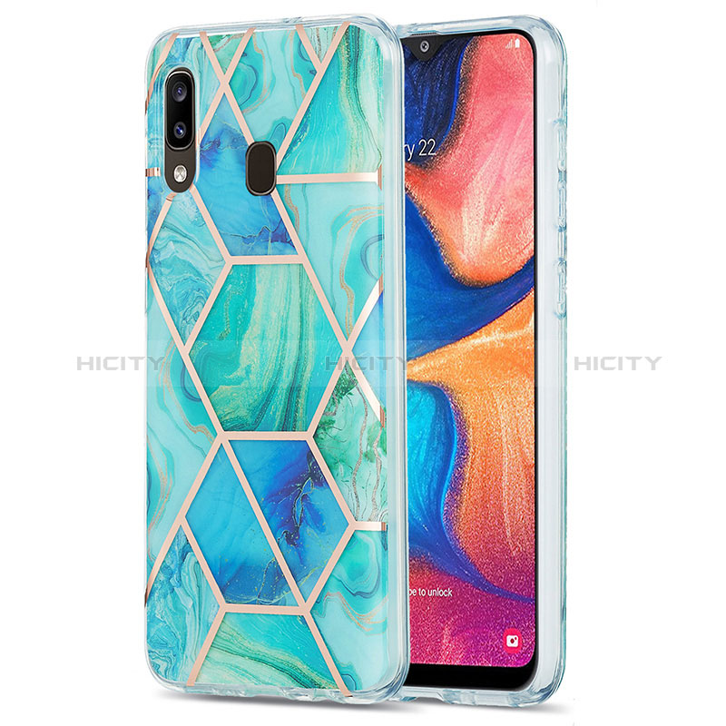 Custodia Silicone Gel Morbida Fantasia Modello Cover Y01B per Samsung Galaxy A30