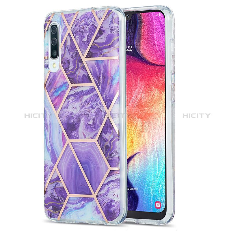 Custodia Silicone Gel Morbida Fantasia Modello Cover Y01B per Samsung Galaxy A50