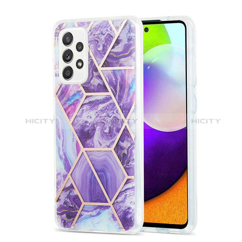 Custodia Silicone Gel Morbida Fantasia Modello Cover Y01B per Samsung Galaxy A52s 5G