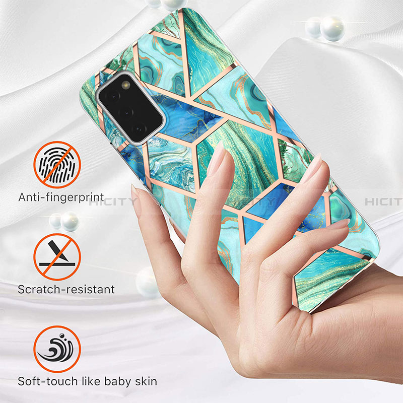 Custodia Silicone Gel Morbida Fantasia Modello Cover Y01B per Samsung Galaxy F02S SM-E025F