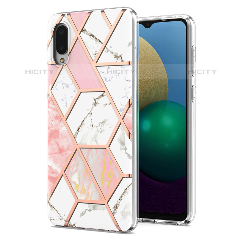 Custodia Silicone Gel Morbida Fantasia Modello Cover Y01B per Samsung Galaxy M02