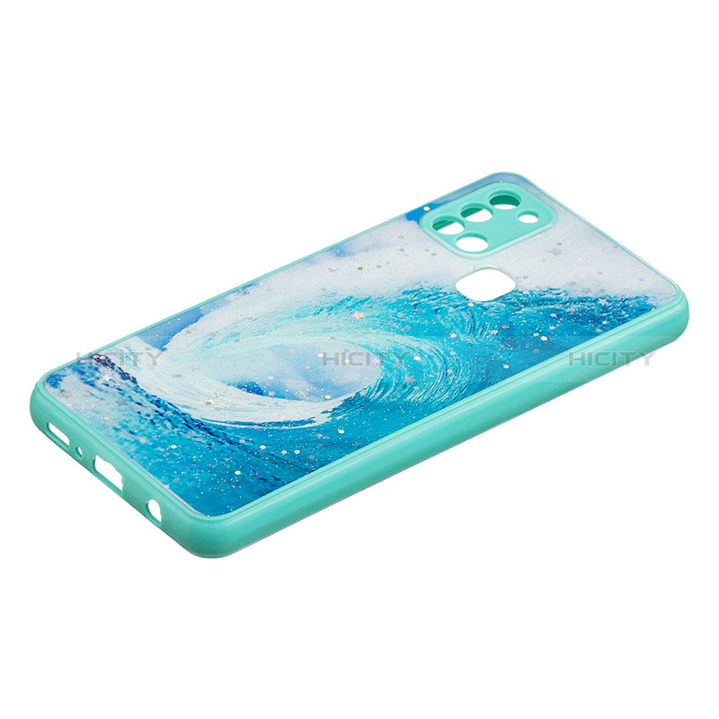 Custodia Silicone Gel Morbida Fantasia Modello Cover Y01X per Samsung Galaxy A21s