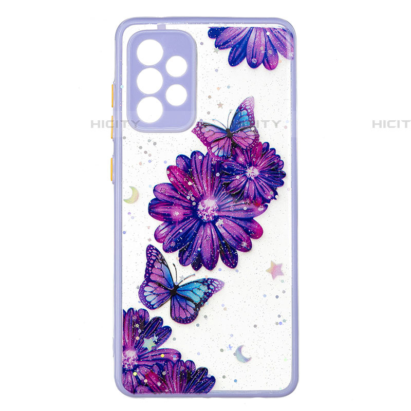 Custodia Silicone Gel Morbida Fantasia Modello Cover Y01X per Samsung Galaxy A72 4G