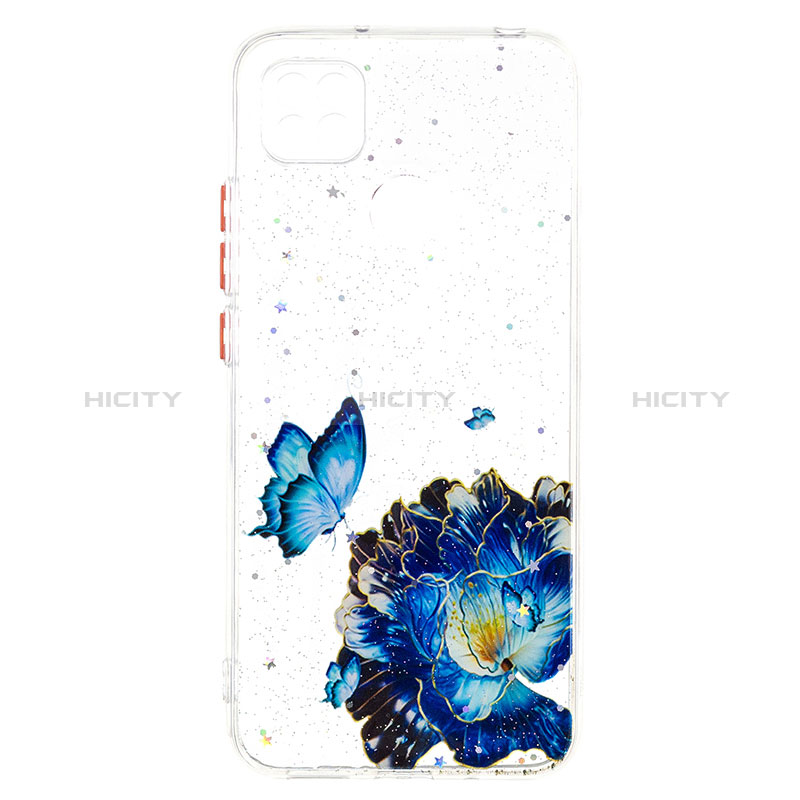 Custodia Silicone Gel Morbida Fantasia Modello Cover Y01X per Xiaomi POCO C31 Blu