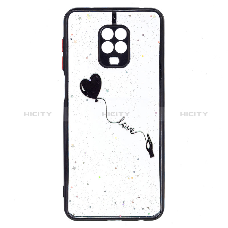 Custodia Silicone Gel Morbida Fantasia Modello Cover Y01X per Xiaomi Redmi Note 9 Pro Max Nero