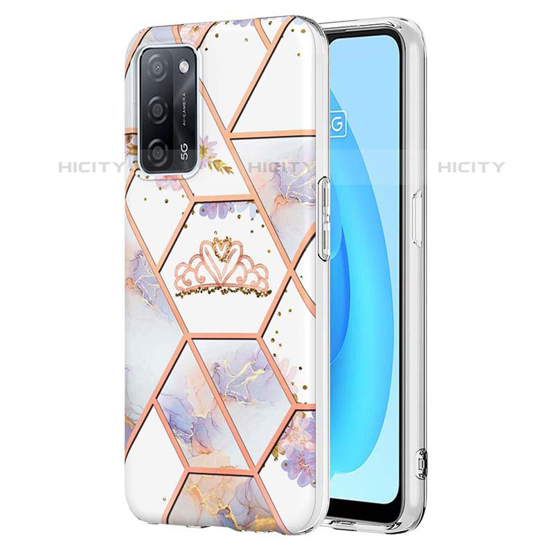 Custodia Silicone Gel Morbida Fantasia Modello Cover Y02B per Oppo A53s 5G