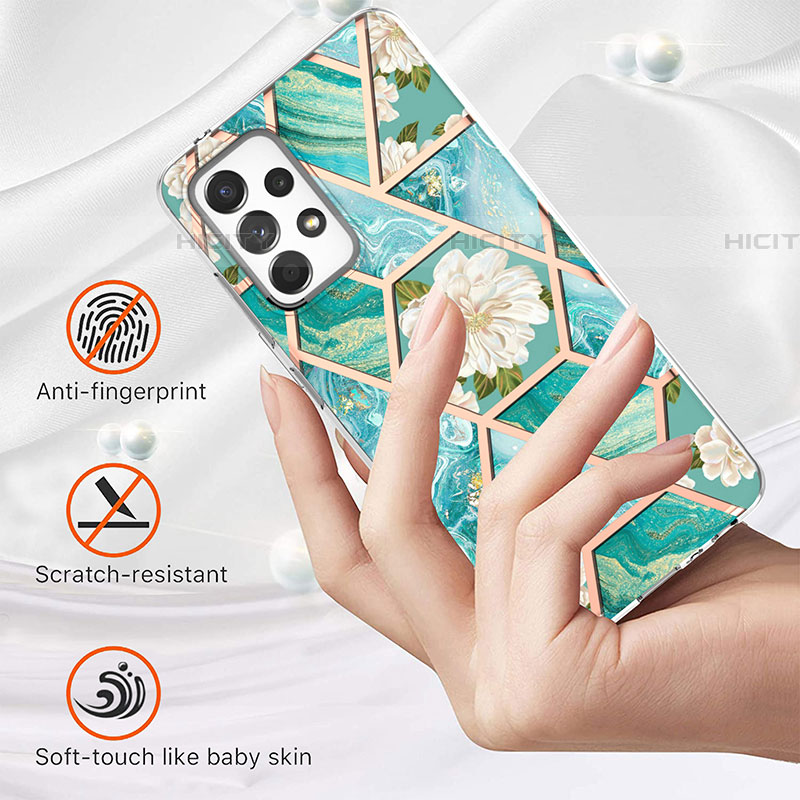 Custodia Silicone Gel Morbida Fantasia Modello Cover Y02B per Samsung Galaxy A52 4G