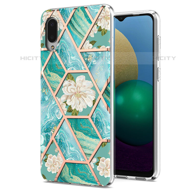 Custodia Silicone Gel Morbida Fantasia Modello Cover Y02B per Samsung Galaxy M02