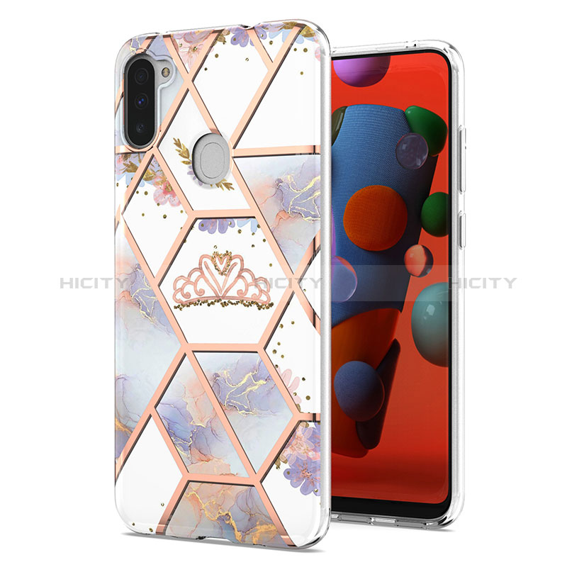 Custodia Silicone Gel Morbida Fantasia Modello Cover Y02B per Samsung Galaxy M11