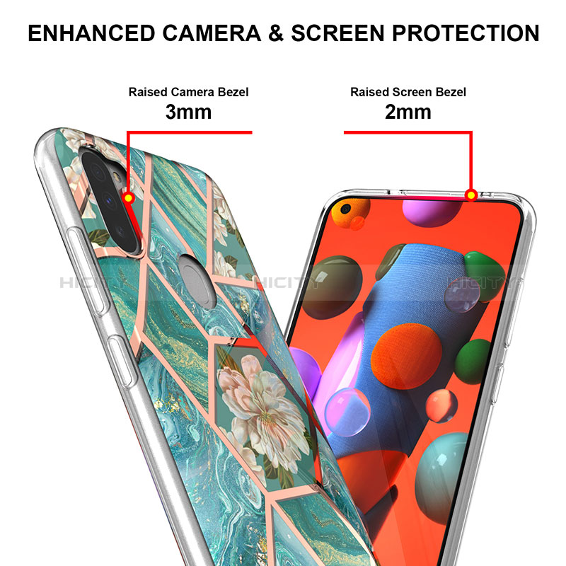 Custodia Silicone Gel Morbida Fantasia Modello Cover Y02B per Samsung Galaxy M11