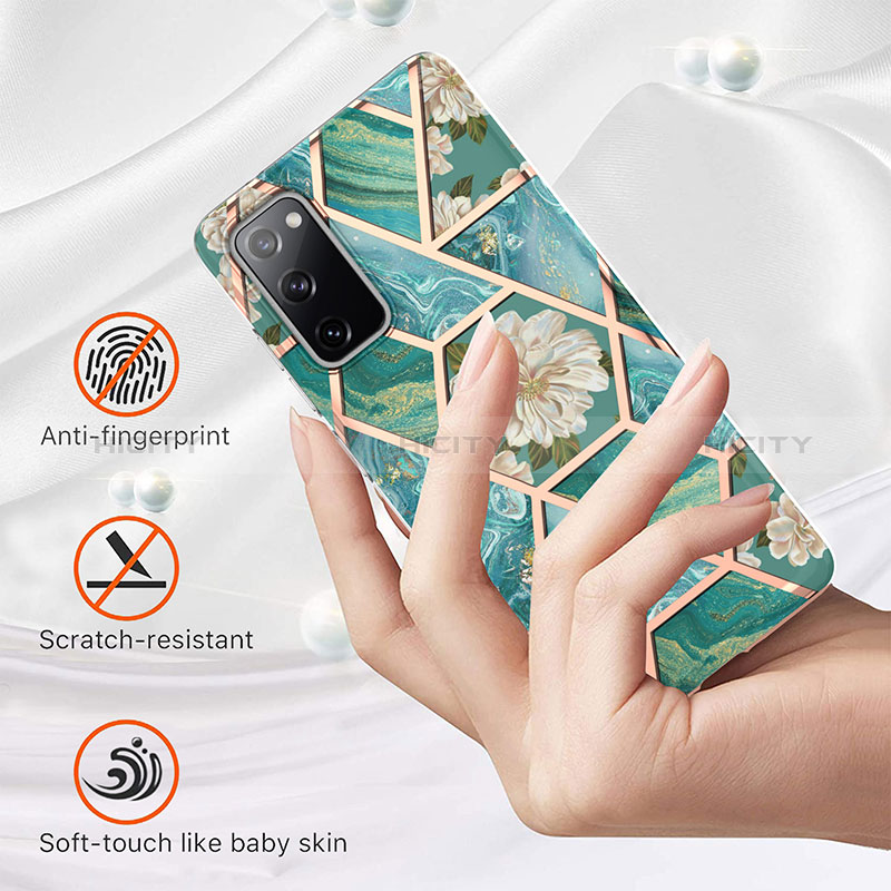 Custodia Silicone Gel Morbida Fantasia Modello Cover Y02B per Samsung Galaxy S20 FE 4G