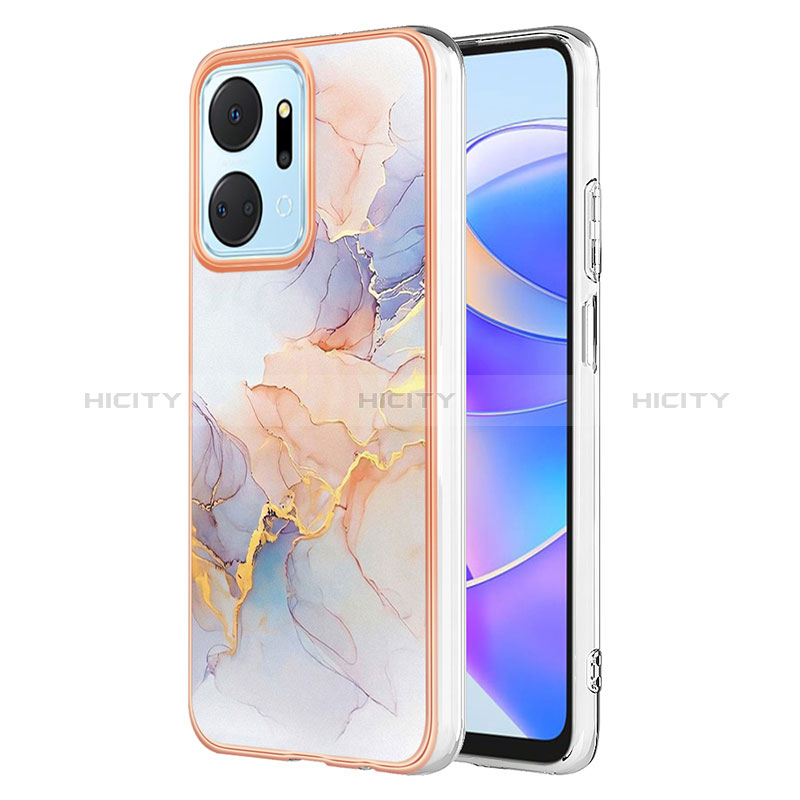 Custodia Silicone Gel Morbida Fantasia Modello Cover Y03B per Huawei Honor X7a