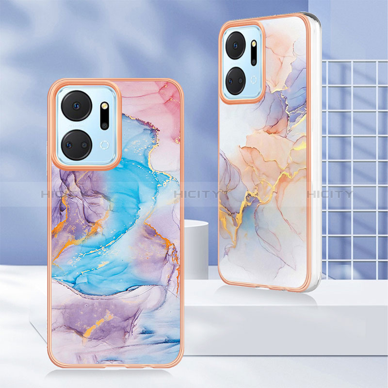 Custodia Silicone Gel Morbida Fantasia Modello Cover Y03B per Huawei Honor X7a