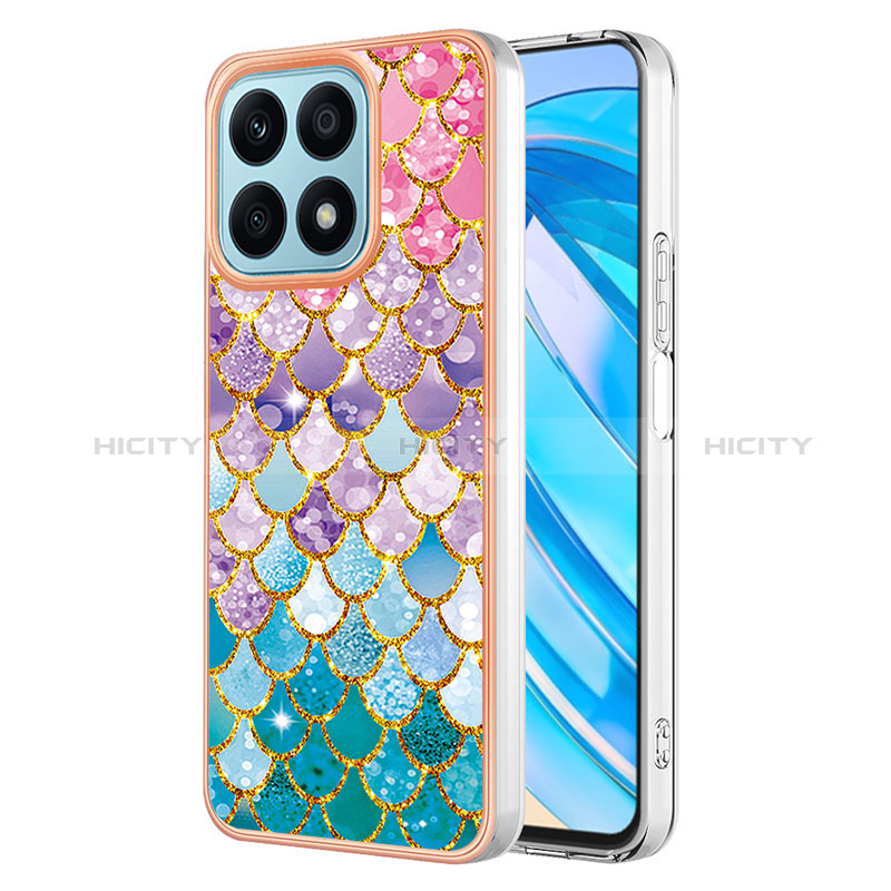 Custodia Silicone Gel Morbida Fantasia Modello Cover Y03B per Huawei Honor X8a 4G Colorato