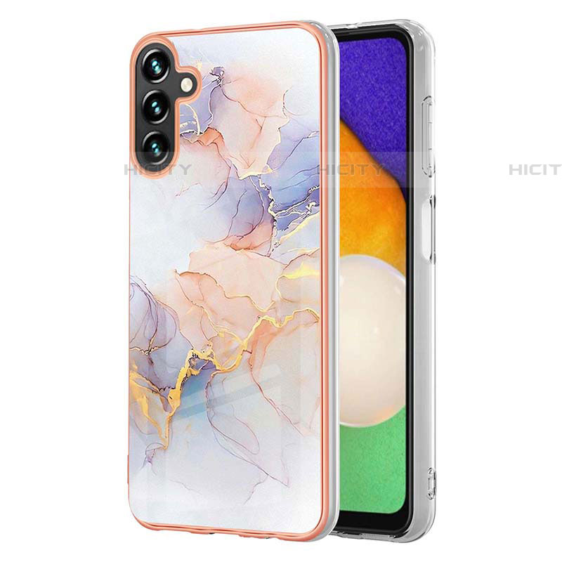 Custodia Silicone Gel Morbida Fantasia Modello Cover Y03B per Samsung Galaxy A04s Lavanda