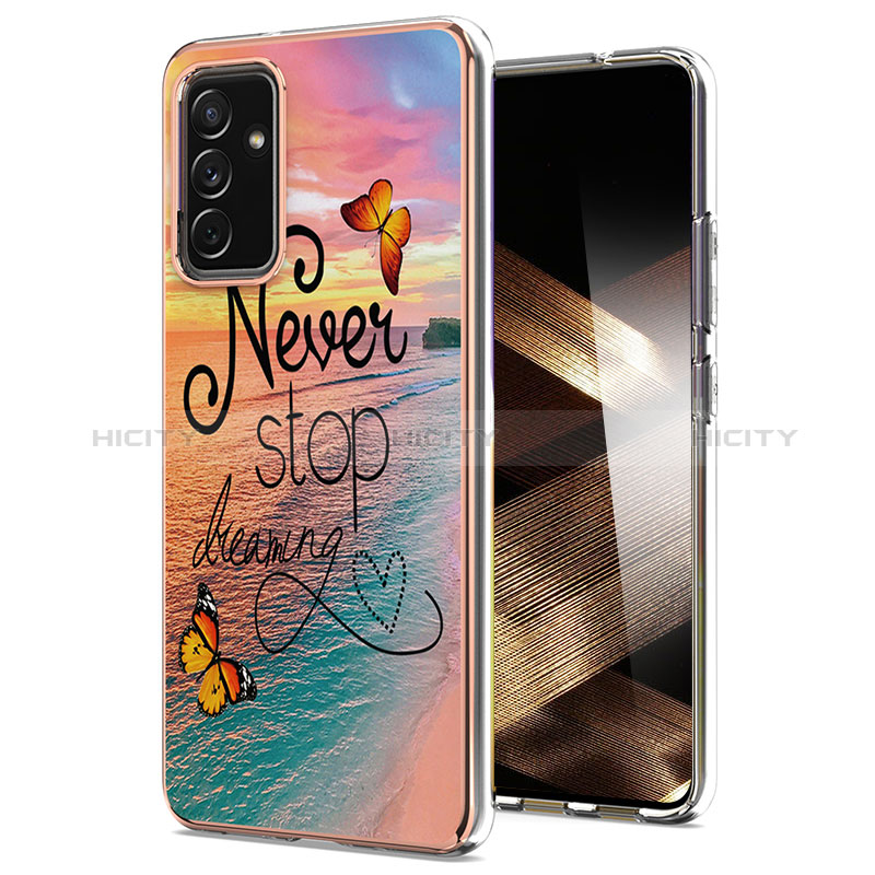 Custodia Silicone Gel Morbida Fantasia Modello Cover Y03B per Samsung Galaxy A15 5G Multicolore