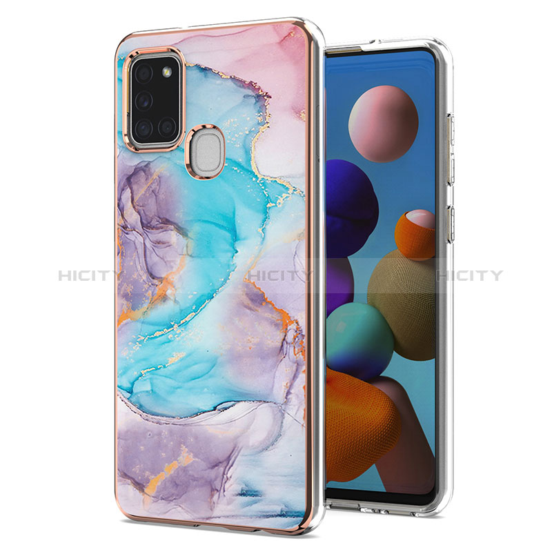 Custodia Silicone Gel Morbida Fantasia Modello Cover Y03B per Samsung Galaxy A21s