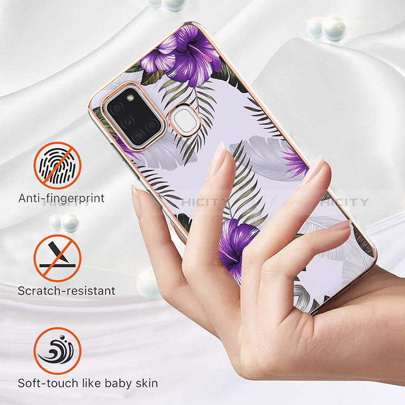 Custodia Silicone Gel Morbida Fantasia Modello Cover Y03B per Samsung Galaxy A21s