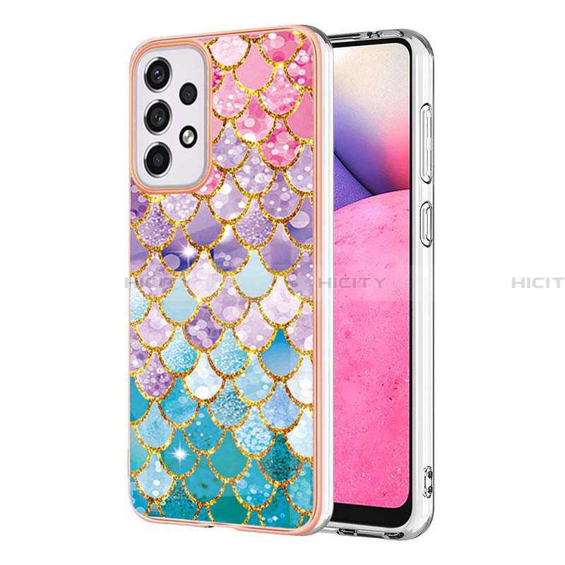 Custodia Silicone Gel Morbida Fantasia Modello Cover Y03B per Samsung Galaxy A33 5G Colorato