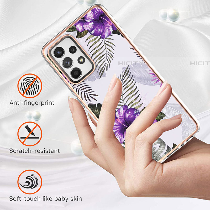 Custodia Silicone Gel Morbida Fantasia Modello Cover Y03B per Samsung Galaxy A52 4G