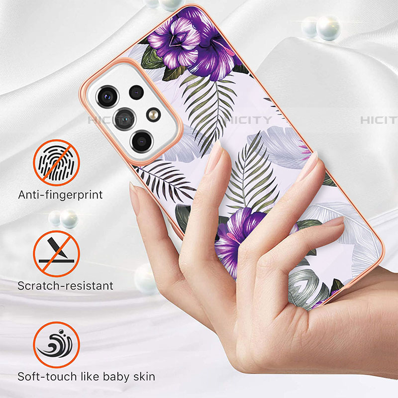 Custodia Silicone Gel Morbida Fantasia Modello Cover Y03B per Samsung Galaxy A53 5G