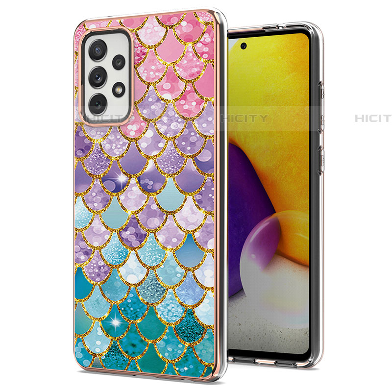 Custodia Silicone Gel Morbida Fantasia Modello Cover Y03B per Samsung Galaxy A72 4G