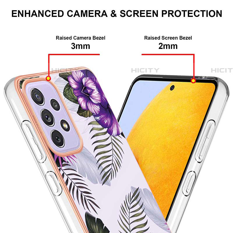 Custodia Silicone Gel Morbida Fantasia Modello Cover Y03B per Samsung Galaxy A73 5G