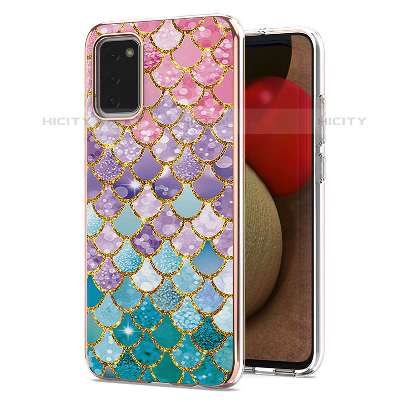 Custodia Silicone Gel Morbida Fantasia Modello Cover Y03B per Samsung Galaxy M02s