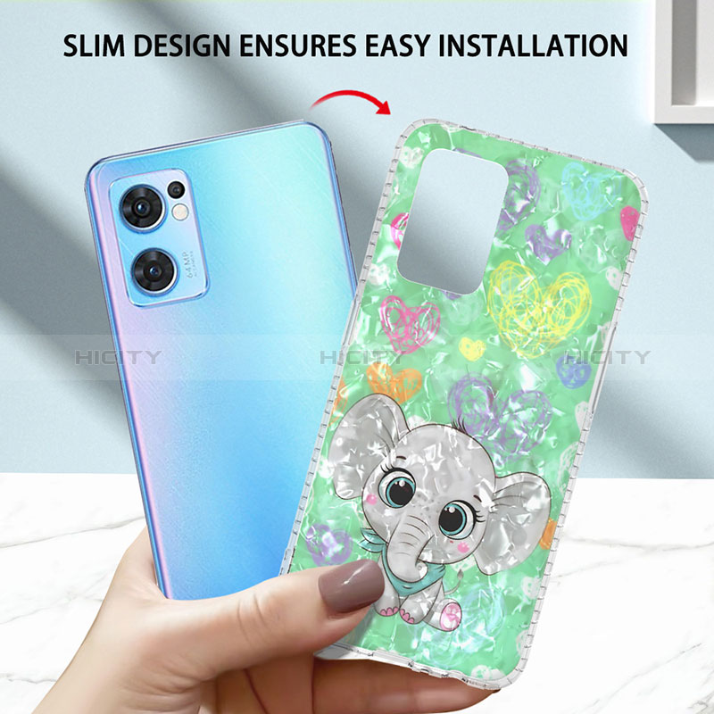 Custodia Silicone Gel Morbida Fantasia Modello Cover Y04B per OnePlus Nord CE 2 5G