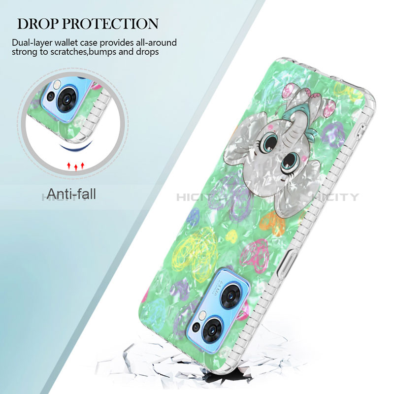 Custodia Silicone Gel Morbida Fantasia Modello Cover Y04B per OnePlus Nord CE 2 5G