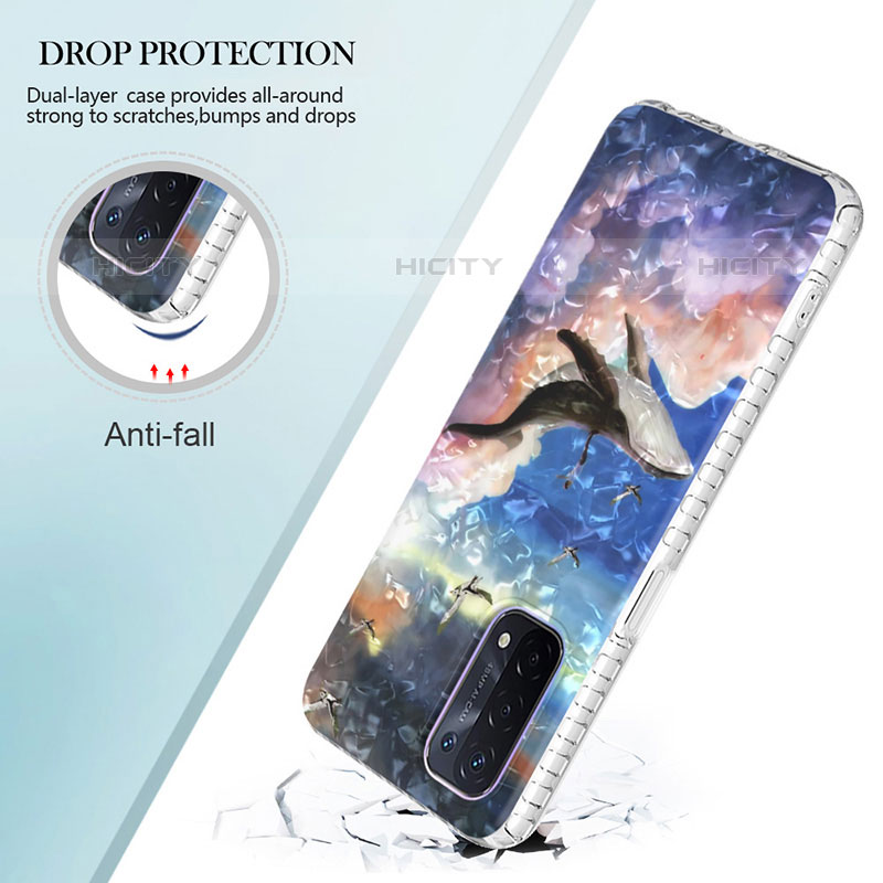 Custodia Silicone Gel Morbida Fantasia Modello Cover Y04B per Oppo A93 5G