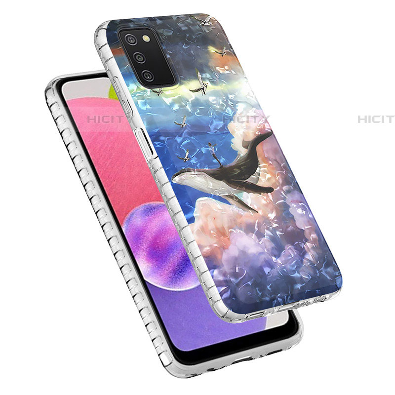 Custodia Silicone Gel Morbida Fantasia Modello Cover Y04B per Samsung Galaxy A03s