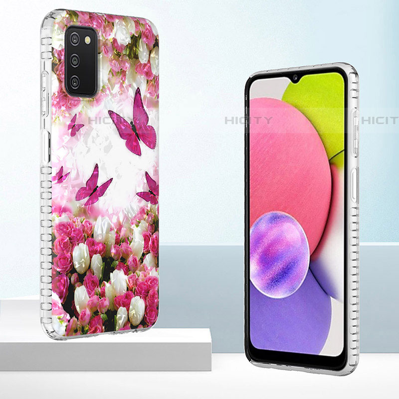 Custodia Silicone Gel Morbida Fantasia Modello Cover Y04B per Samsung Galaxy A03s