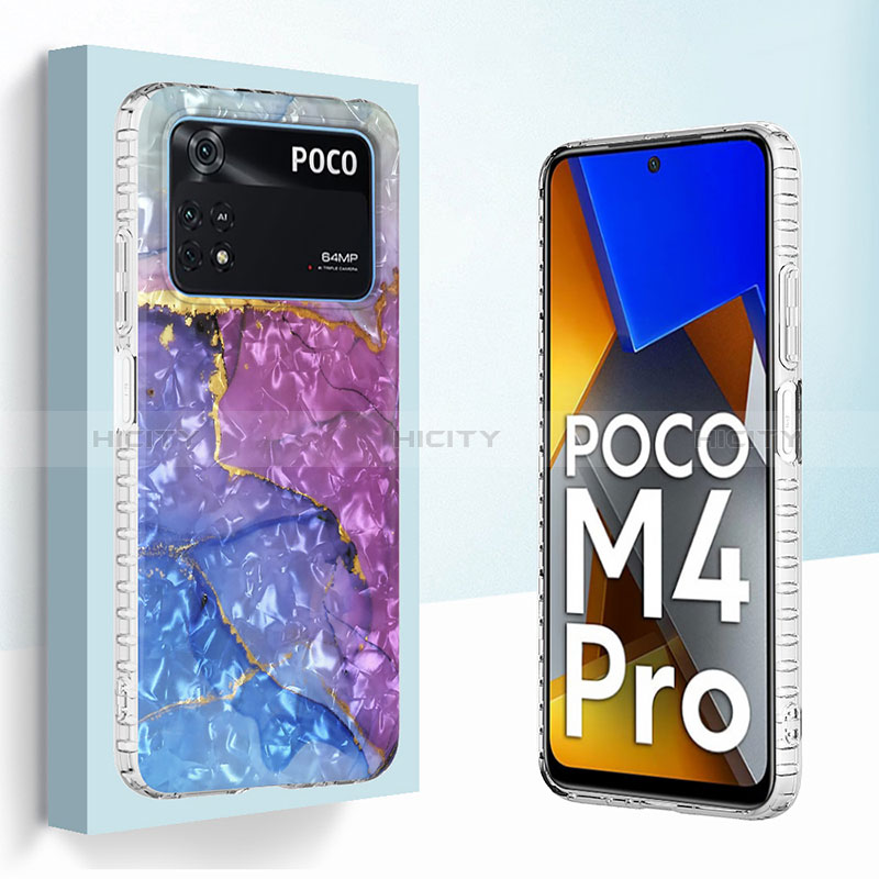 Custodia Silicone Gel Morbida Fantasia Modello Cover Y04B per Xiaomi Poco M4 Pro 4G