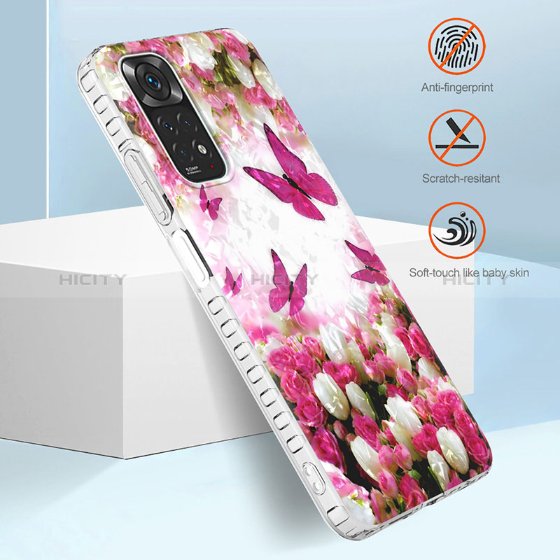 Custodia Silicone Gel Morbida Fantasia Modello Cover Y04B per Xiaomi Redmi Note 11 4G (2022)