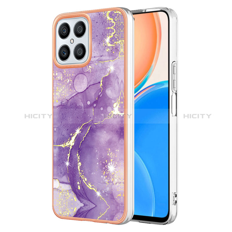 Custodia Silicone Gel Morbida Fantasia Modello Cover Y05B per Huawei Honor X8 4G