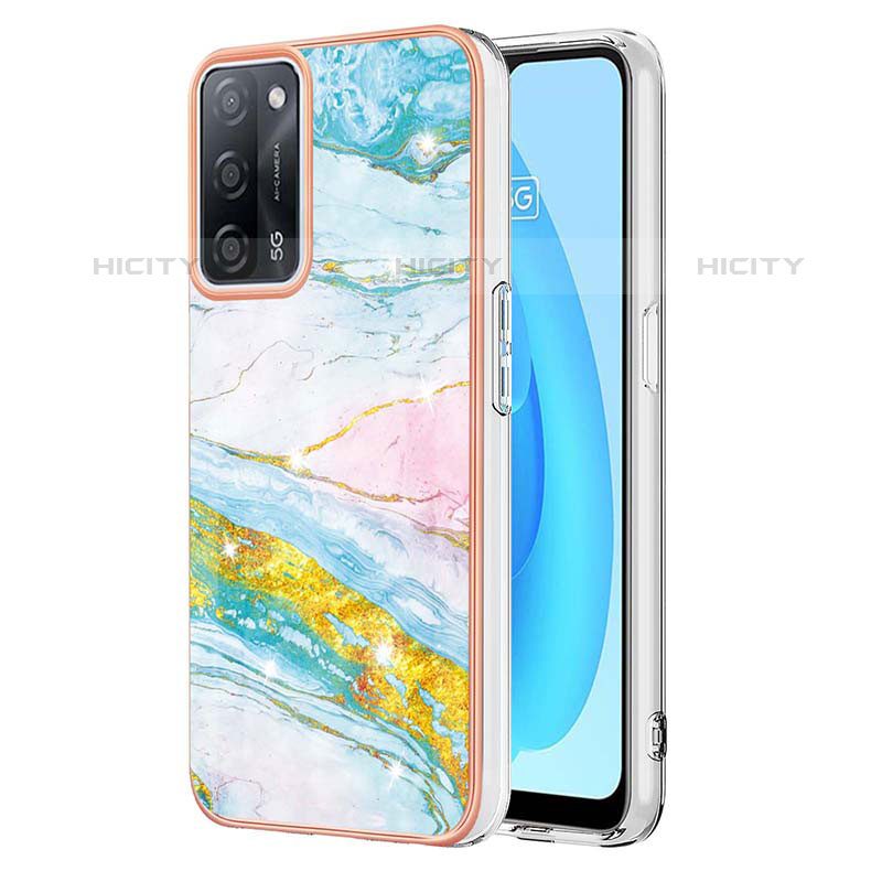 Custodia Silicone Gel Morbida Fantasia Modello Cover Y05B per Oppo A53s 5G Colorato