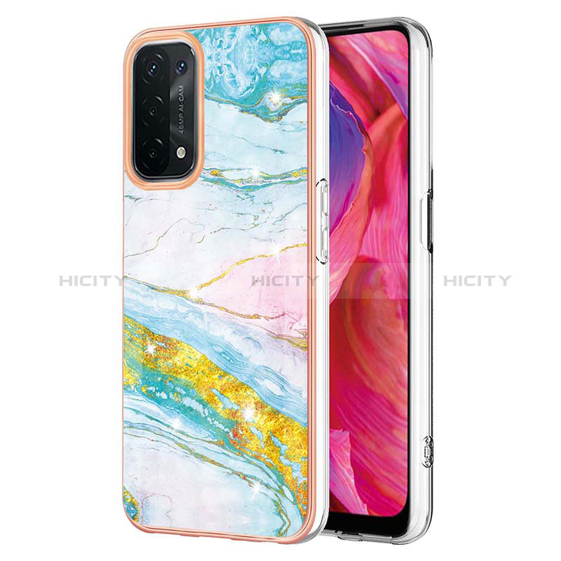 Custodia Silicone Gel Morbida Fantasia Modello Cover Y05B per Oppo A74 5G Colorato