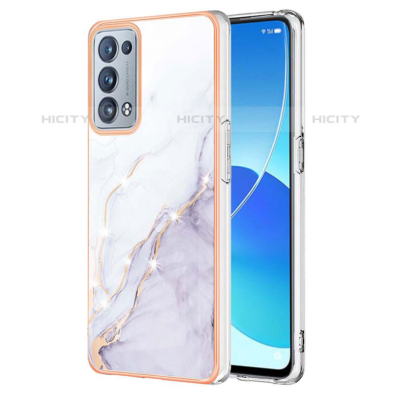 Custodia Silicone Gel Morbida Fantasia Modello Cover Y05B per Oppo Reno6 Pro 5G