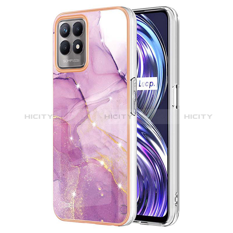 Custodia Silicone Gel Morbida Fantasia Modello Cover Y05B per Realme 8i