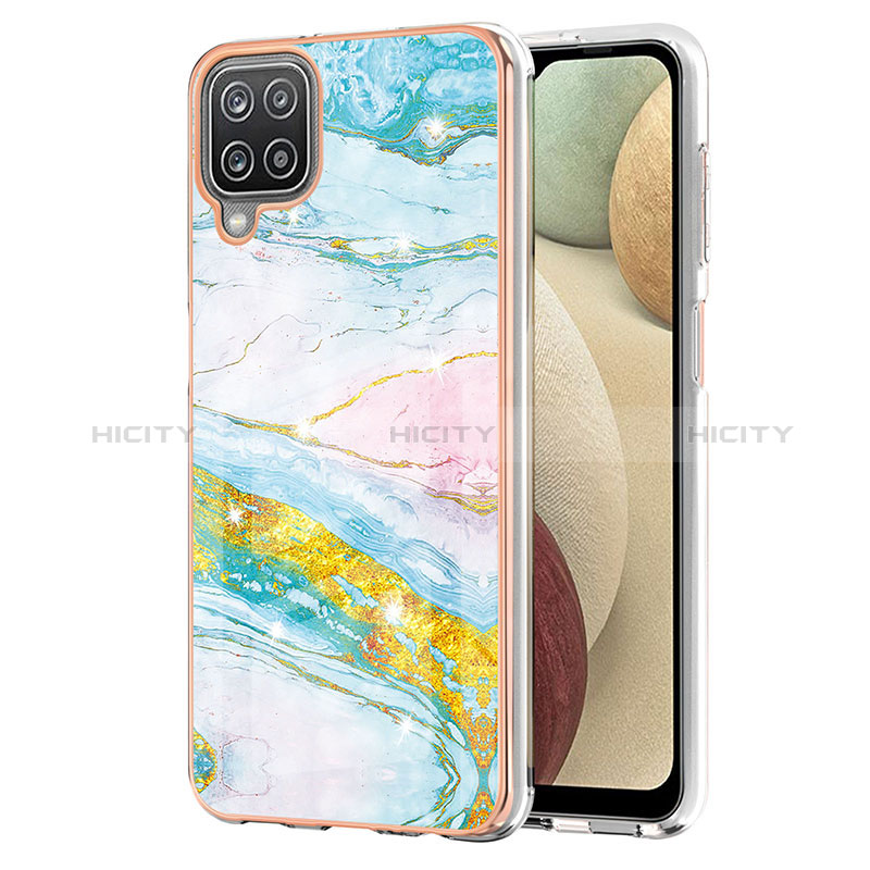 Custodia Silicone Gel Morbida Fantasia Modello Cover Y05B per Samsung Galaxy A12