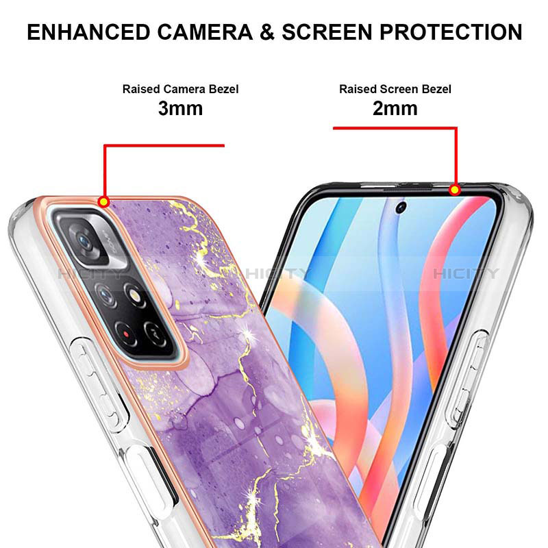 Custodia Silicone Gel Morbida Fantasia Modello Cover Y05B per Xiaomi Poco M4 Pro 5G