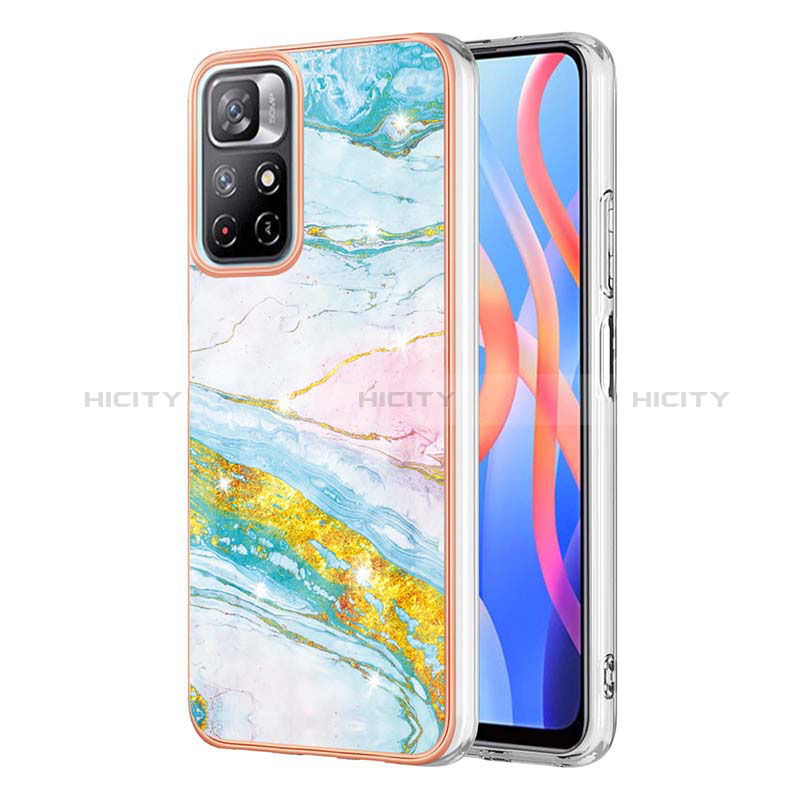 Custodia Silicone Gel Morbida Fantasia Modello Cover Y05B per Xiaomi Poco M4 Pro 5G Colorato